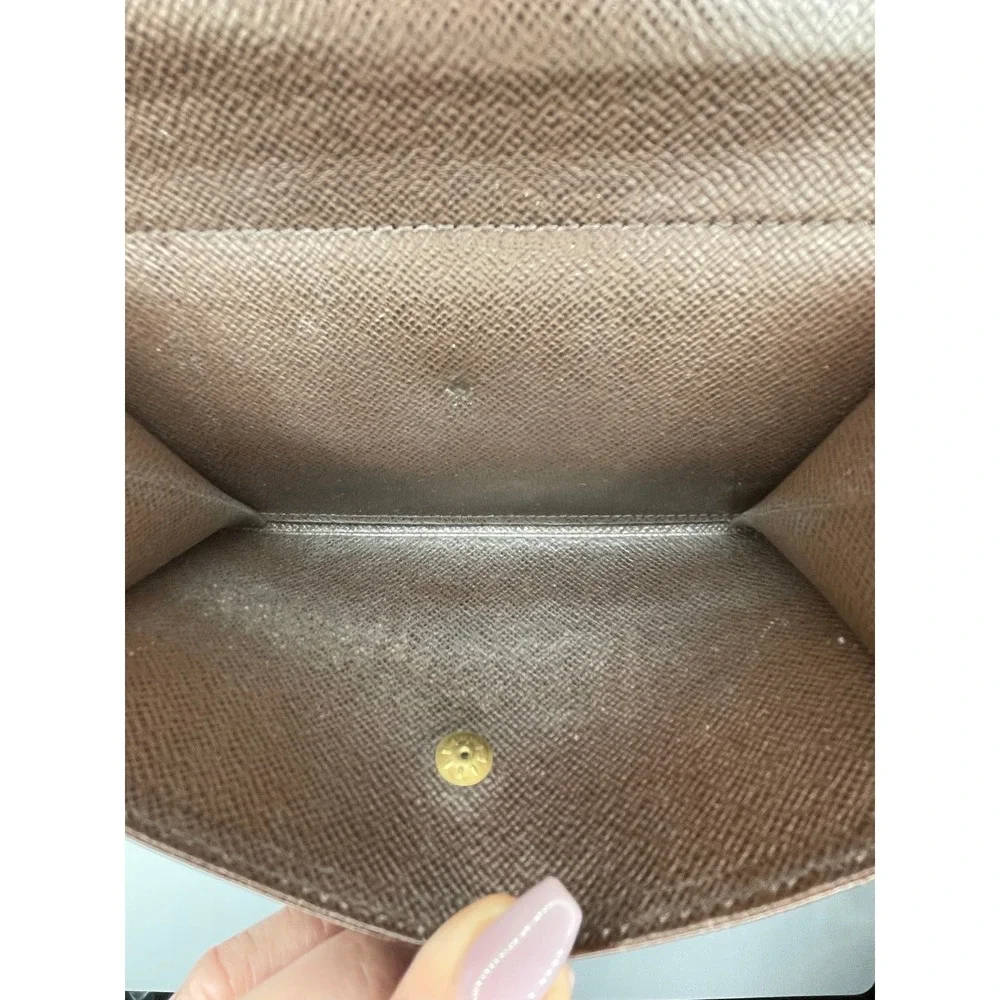 Louis Vuitton Damier Ebene Koala Wallet Brown Coated Canvas Made in France#846 - Picture 14 of 14